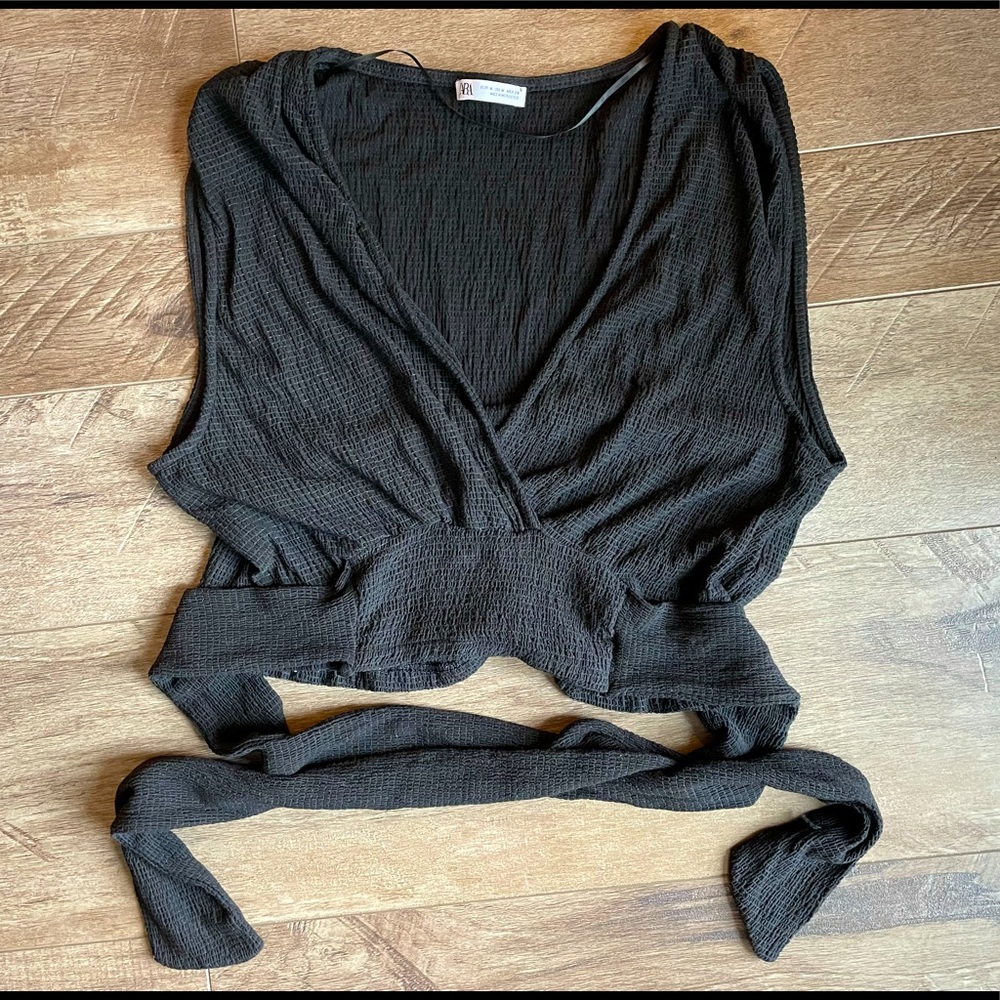 Zara Tie-Back Crop Top